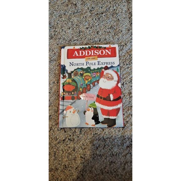 Personalized "Addison" Santa book - Picture 1 of 5
